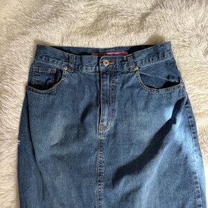 Me and You Denim Y2K Skirt